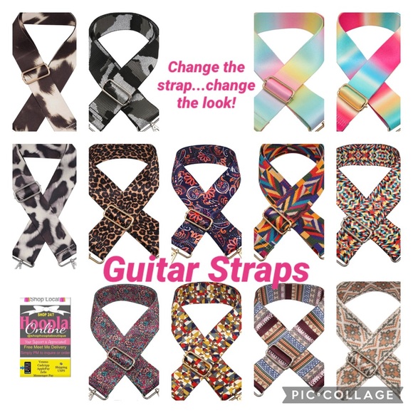 Adjustable Guitar Straps - pick 2 - Picture 2 of 2